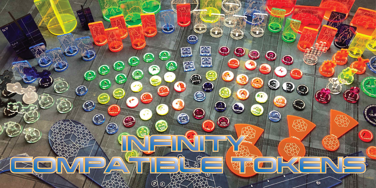 Infinity N4 Tokens - Compatible with Infinity the Game N3