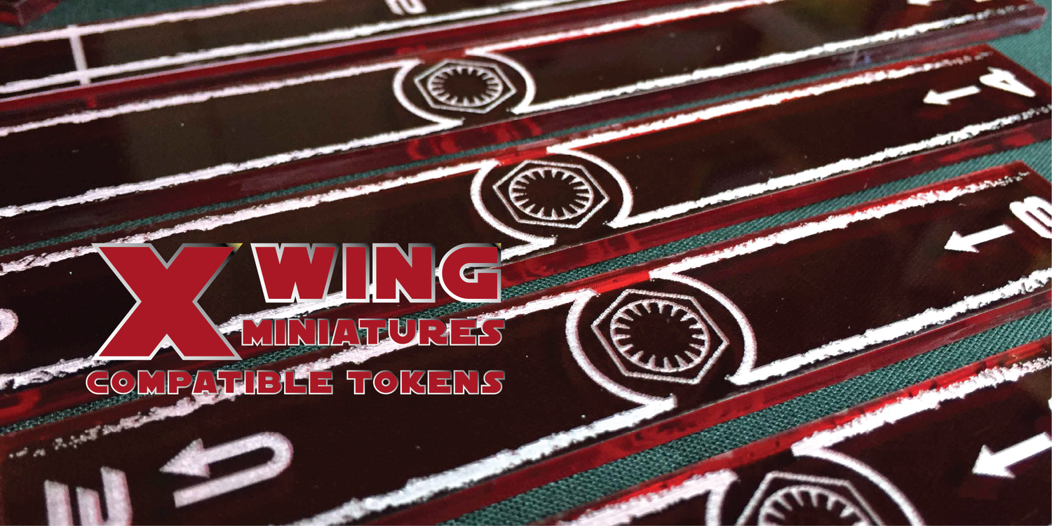X Wing Tokens - Combatible with X Wing Miniatures Game