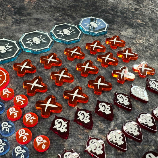 Warcry tokens markers counter templates