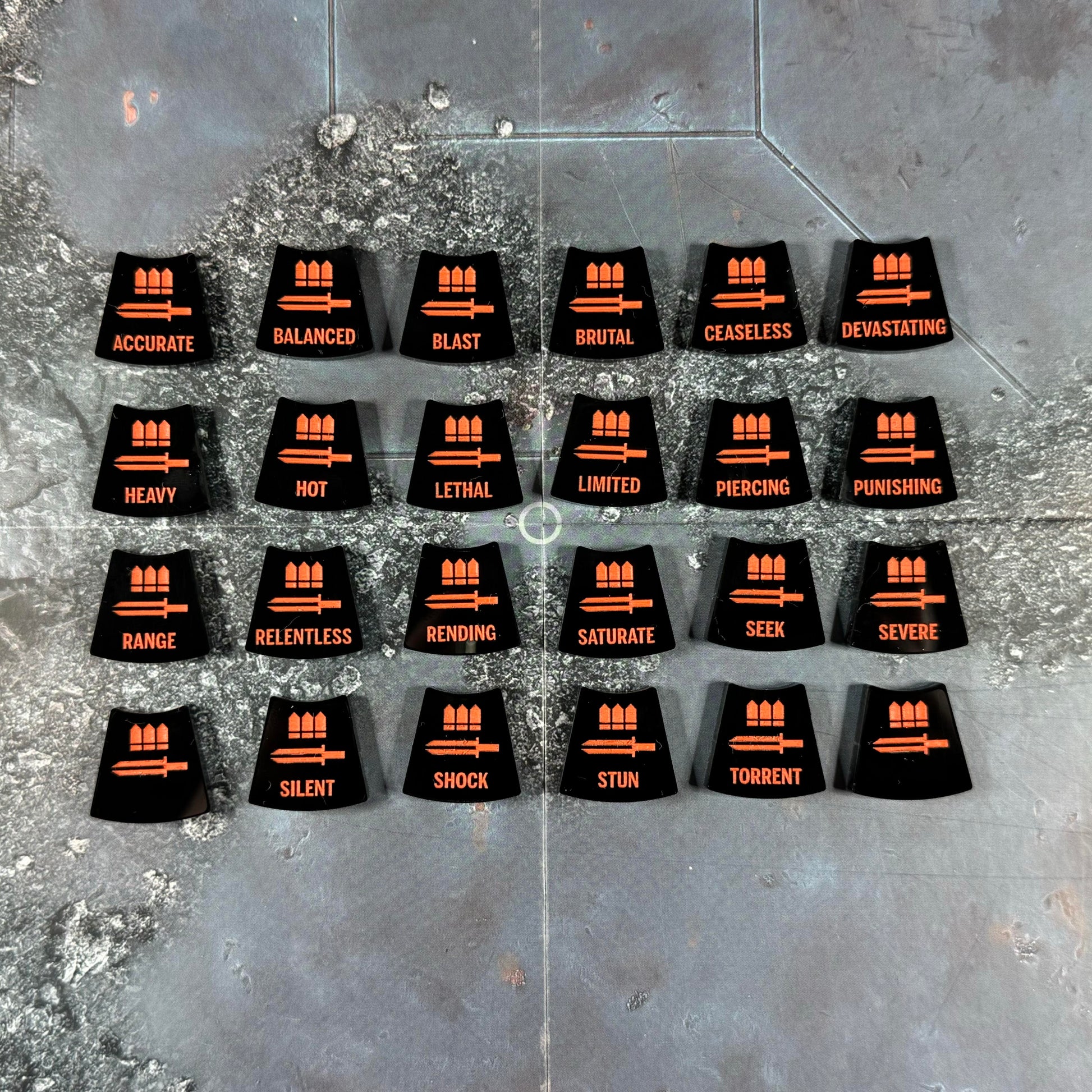 Kill Team Tokens Templates Markers Gauge Order Tokens