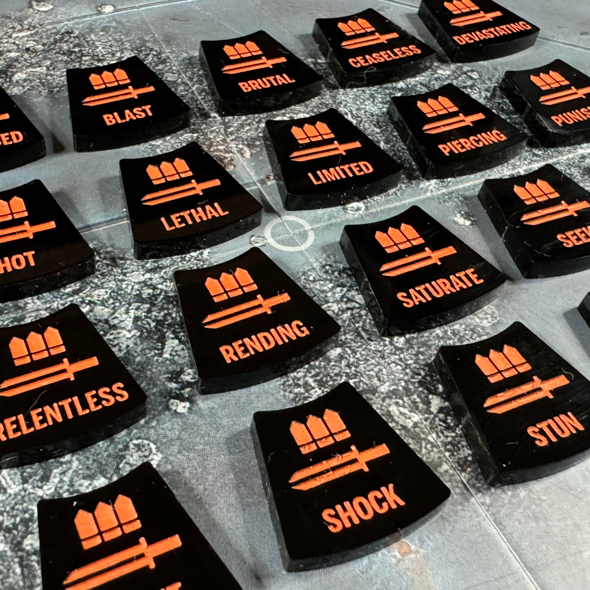 Kill Team Tokens Templates Markers Gauge Order Tokens