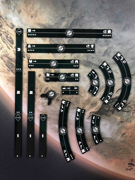 Modèles de manœuvres de Boba Fett de X Wing 2.0