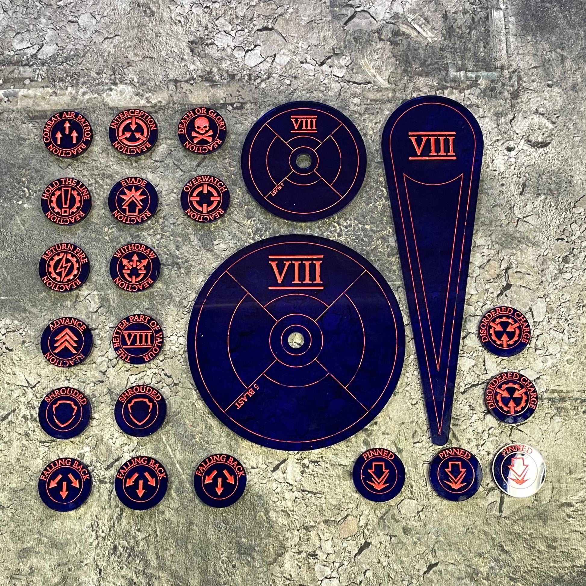 Horus Heresy Tokens Markers Templates Accessories