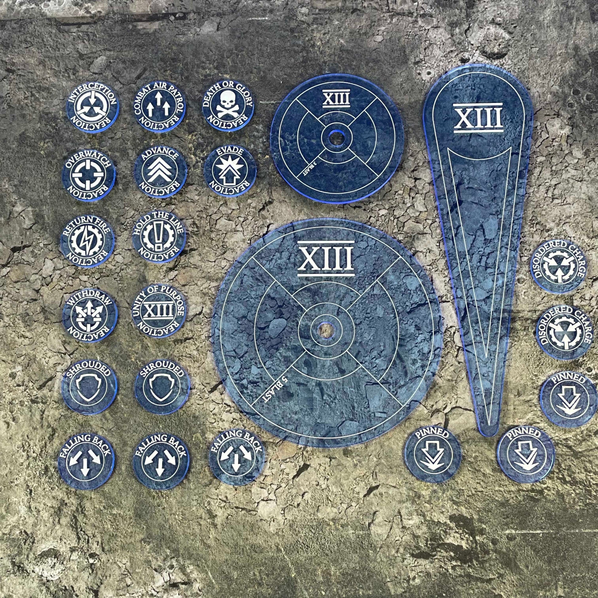 Horus Heresy Tokens Markers Templates Accessories