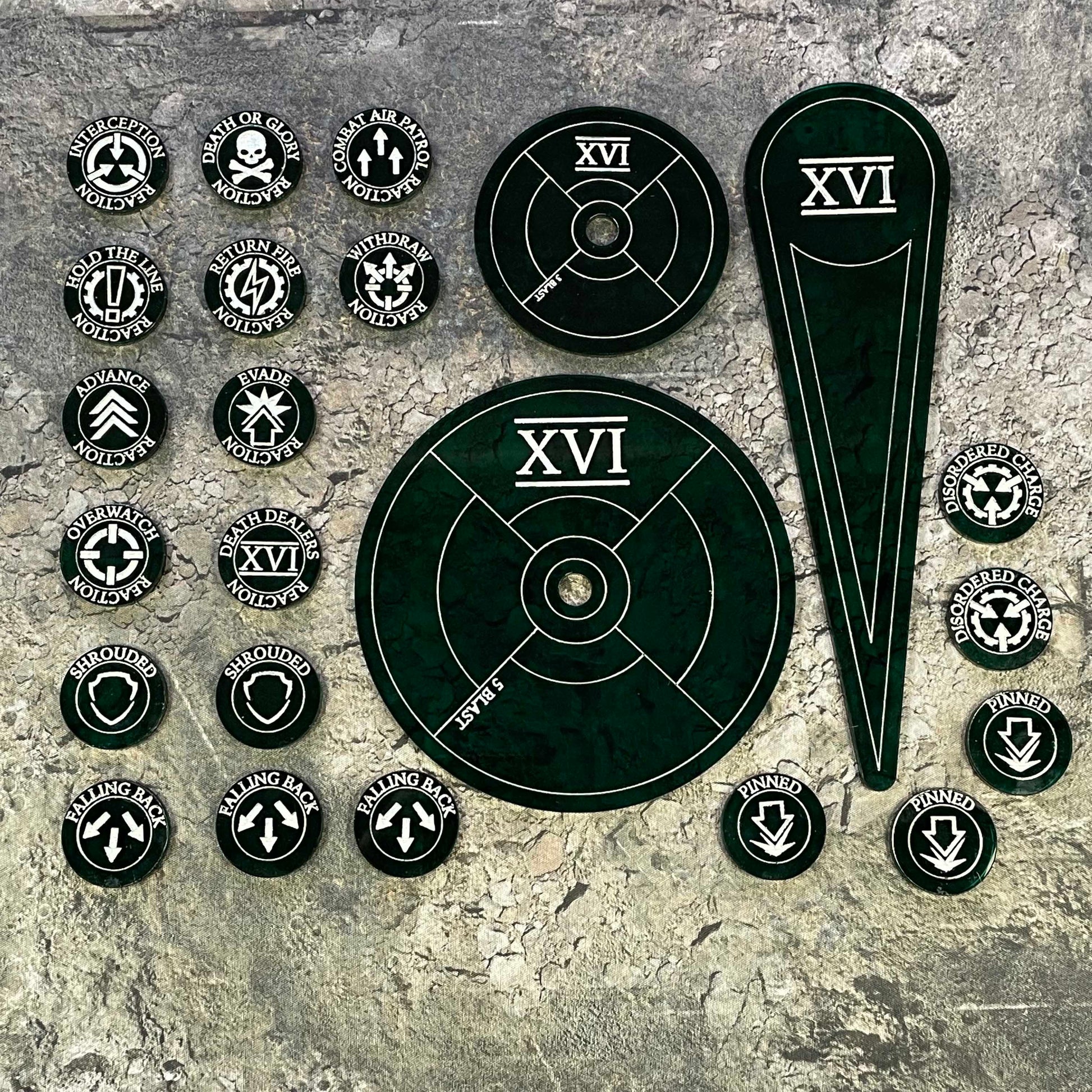 Horus Heresy Tokens Markers Templates Accessories