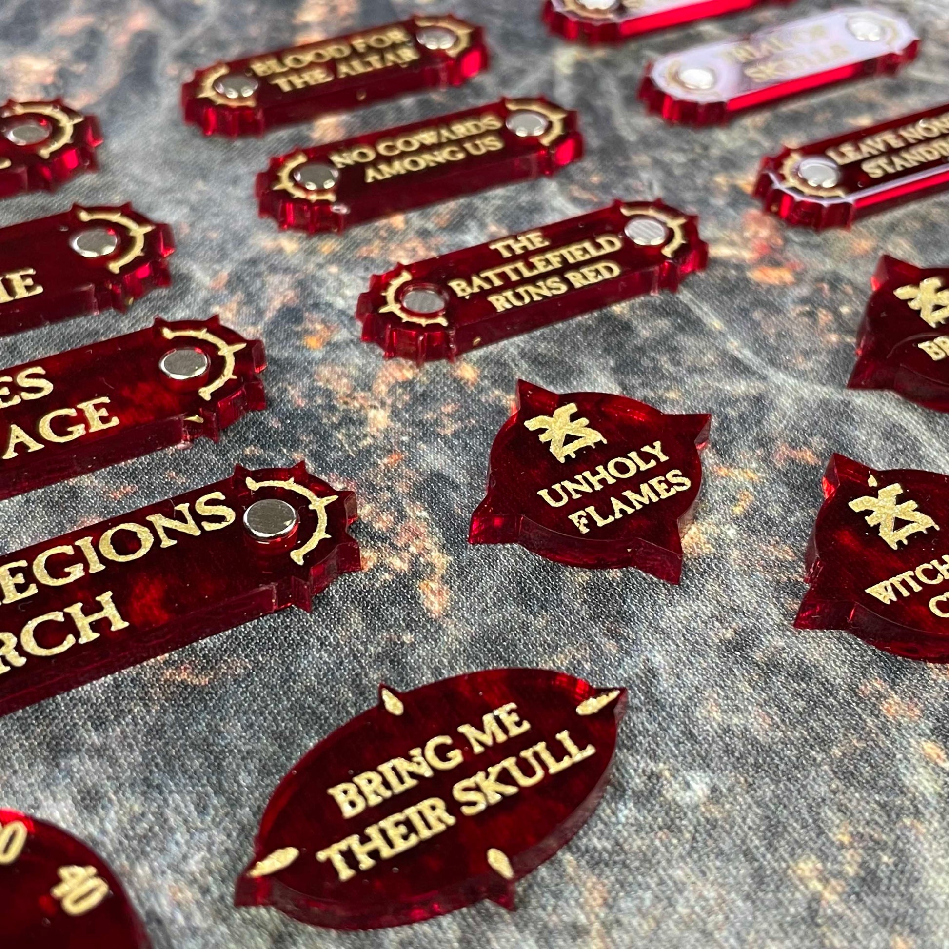 Age of Sigmar Tokens Markers Templates Blades of Khorne